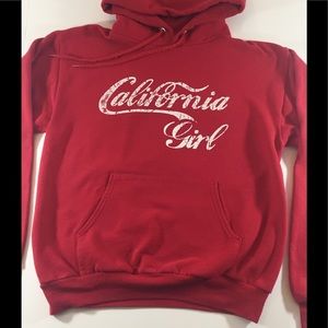Vintage California Girl Pullover Hoodie